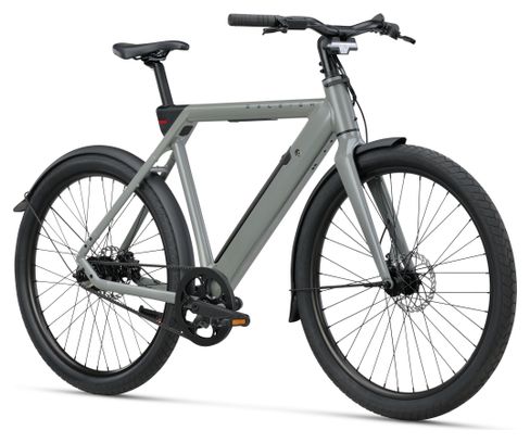 Bicicletta da città elettrica Raleigh ONE con trasmissione a cinghia, monomarcia, 27,5'' - Grigio