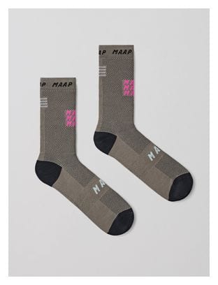 Chaussettes Maap Eclipse Marron/Noir