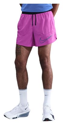 Heren Nike Stride 5in Purple Korte broek