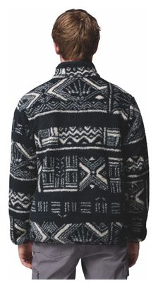 Columbia 1/2 Zip Sherpa Rugged Ridge Pile Nero