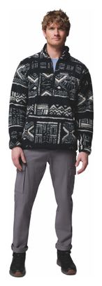 Columbia 1/2 Zip Sherpa Rugged Ridge Pile Nero