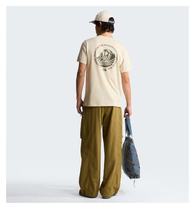 Maglietta The North Face Monte Graphic Beige da uomo