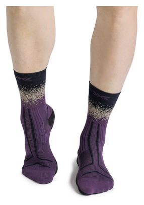 Chaussettes X-Socks Trailrun Terraskin Perform Crew Violet/Noir