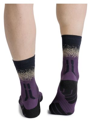 Chaussettes X-Socks Trailrun Terraskin Perform Crew Violet/Noir
