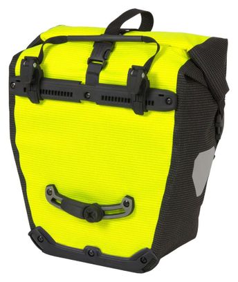 Borsa per bici Ortlieb Back Roller 20L alta visibilità nero giallo riflesso nero