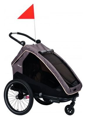 Rimorchio per bambini XLC Mono S 20'' Grigio Antracite Beige