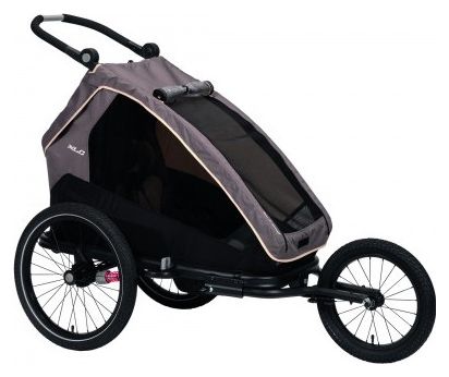 Rimorchio per bambini XLC Mono S 20'' Grigio Antracite Beige