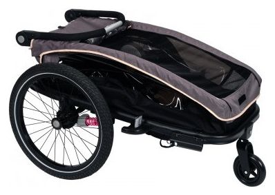 Rimorchio per bambini XLC Mono S 20'' Grigio Antracite Beige