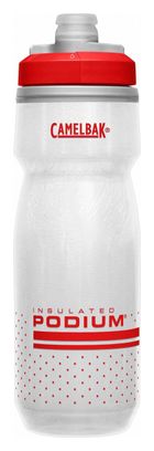 Camelbak Podium Chill 0.6L White / Red Insulated Bottle