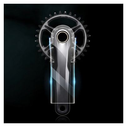 Films de protection pour manivelle VTT – Lot de 2 (transparent)