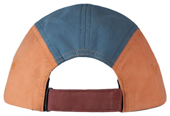 Casquette Enfant Buff 5 Panel Go Bleu/Orange
