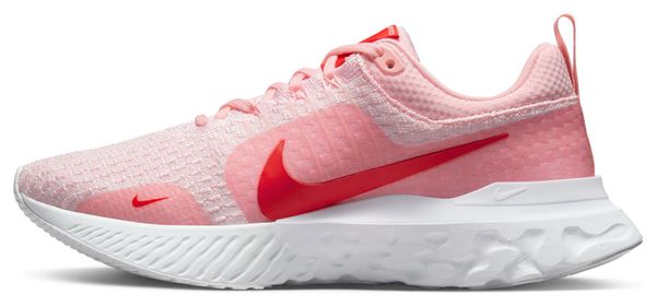 Zapatillas Nike React Infinity Run Flyknit 3 Rosa, Mujer