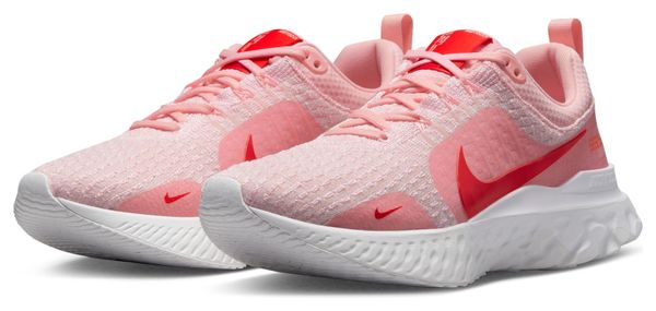 Nike React Infinity Run Flyknit 3 Women's Shoes Pink