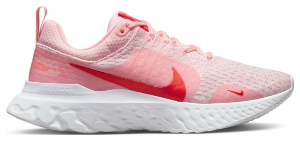 Zapatillas Nike React Infinity Run Flyknit 3 Rosa, Mujer