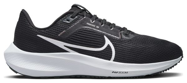Nike Air Zoom Pegasus 40 Black White Women's Running Shoes