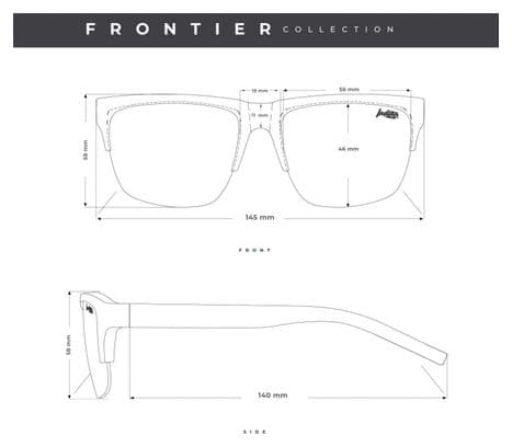 Lunettes de soleil polarisées Frontier The Indian Face pour hommes et femmes