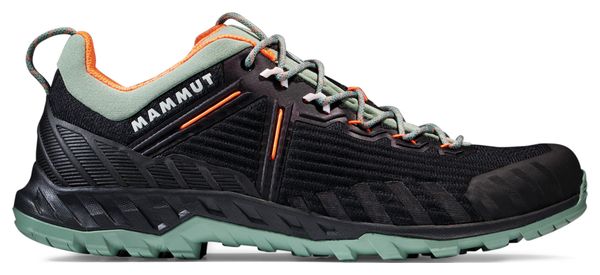 Chaussures d'Approche Mammut Alnasca Knit III Low Vert/Noir