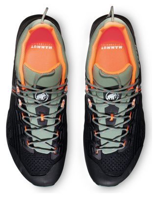 Chaussures d'Approche Mammut Alnasca Knit III Low Vert/Noir