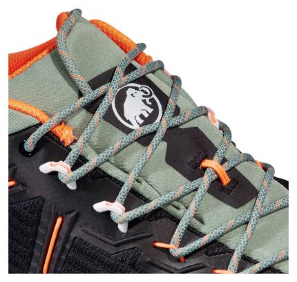 Chaussures d'Approche Mammut Alnasca Knit III Low Vert/Noir
