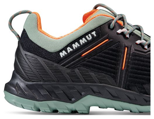 Chaussures d'Approche Mammut Alnasca Knit III Low Vert/Noir