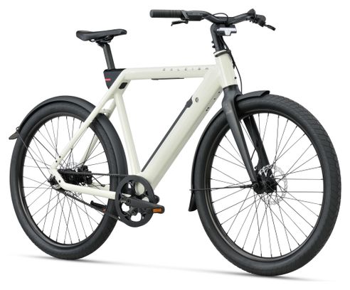 Raleigh ONE Elektro-Citybike mit Riemenantrieb, 1 Gang, 27,5 Zoll, Weiß