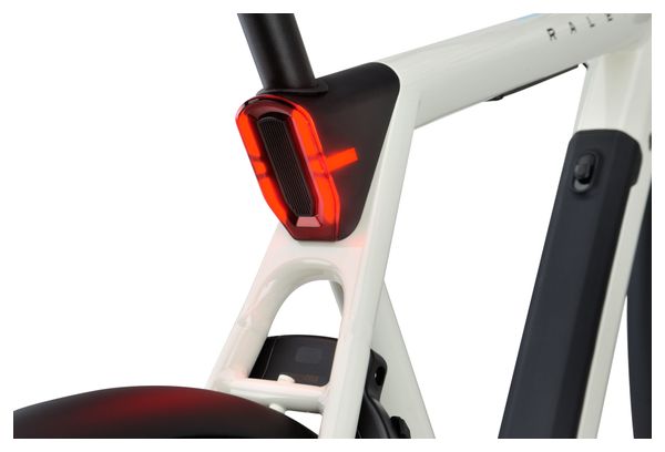 Raleigh ONE Elektro-Citybike mit Riemenantrieb, 1 Gang, 27,5 Zoll, Weiß