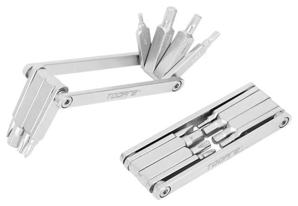 Toopre 8-in-1 kompaktes Fahrrad-Multitool Inbusschlüssel Torx T25 und Schraubendreher