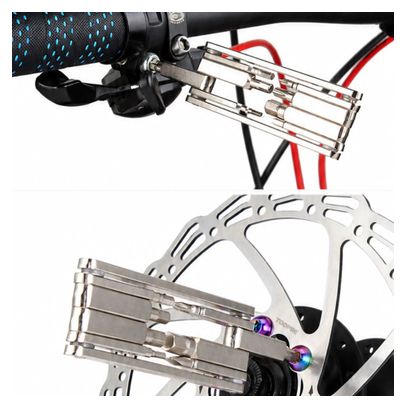 Toopre 8-in-1 kompaktes Fahrrad-Multitool Inbusschlüssel Torx T25 und Schraubendreher