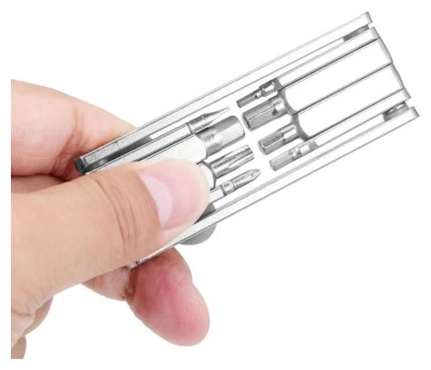 Toopre 8-in-1 kompaktes Fahrrad-Multitool Inbusschlüssel Torx T25 und Schraubendreher