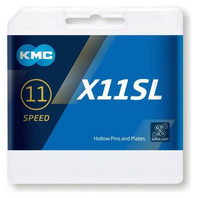 Chaine KMC X11SL 118 maillons 11V Argent