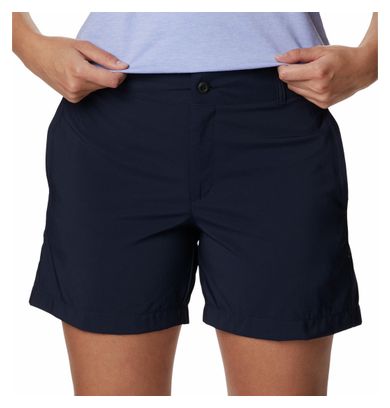 Short de Randonnée Femme Columbia Silver Ridge Utility Bleu Foncé