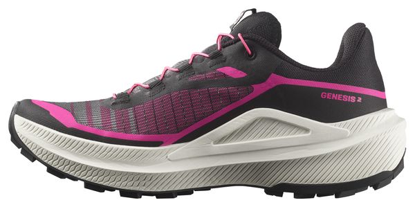 Chaussures Trail Salomon Genesis 2 Noir/Rose Femme