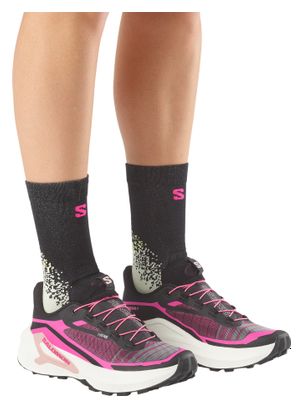 Chaussures Trail Salomon Genesis 2 Noir/Rose Femme