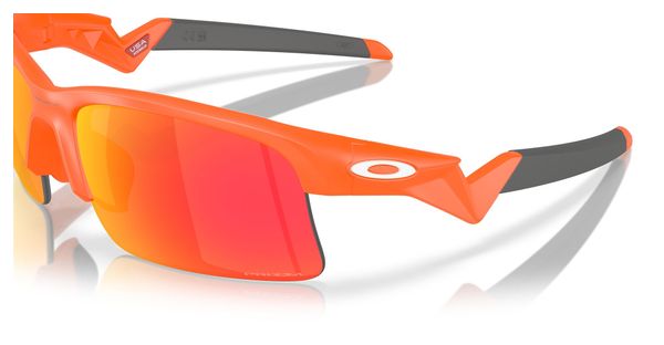 Lunettes Enfant Oakley Capacitor Neon Orange / Prizm Ruby / Ref : 0OJ9013-0762