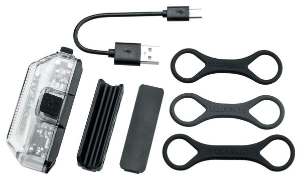 Eclairage Topeak WhiteLite Aero USB 1W 