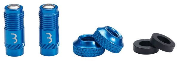 4x Zombie Valve Caps - Blue Eye Techno Design - Car Motorcycle Bike Tire Stems