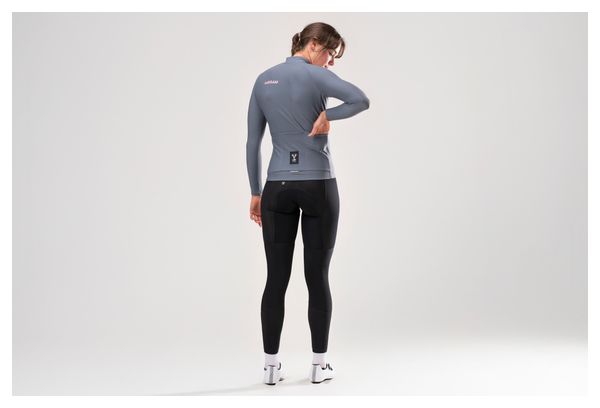 LeBram Training Dames Thermo Trui Lange Mouw Grijs
