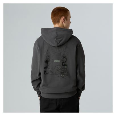 The North Face Powder Days Graphic Kapuzenpullover Grau Unisex