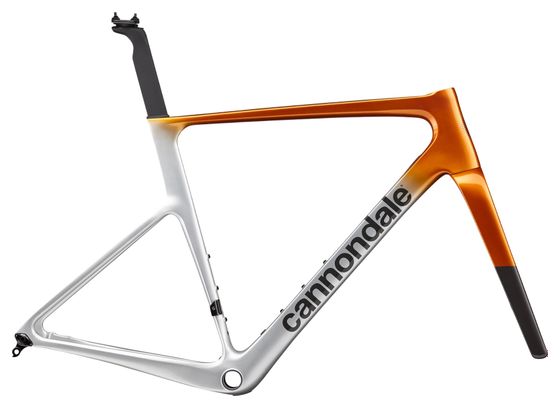 Cannondale SuperSix EVO Hi-MOD Framekit Oranje/Zilver/Zwart