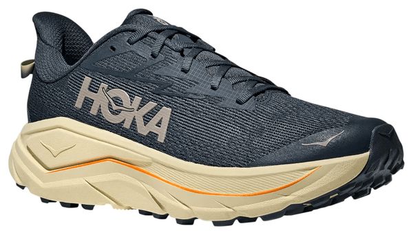 Hoka Challenger 8 Trail-Schuhe, groß, blau/orange, Herren