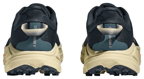 Hoka Challenger 8 Trail-Schuhe, groß, blau/orange, Herren