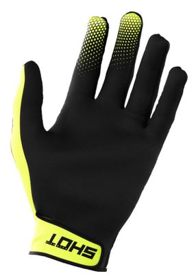 Shot Rogue Revolt Kids Gloves Black / Yellow