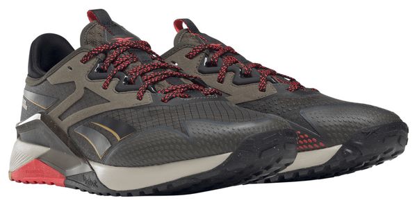 Reebok Nano X2 TR Adventure Khaki / Red Scarpe