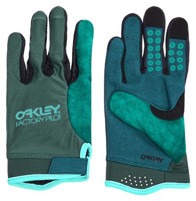 Oakley All Mountain MTB Long Gloves Green