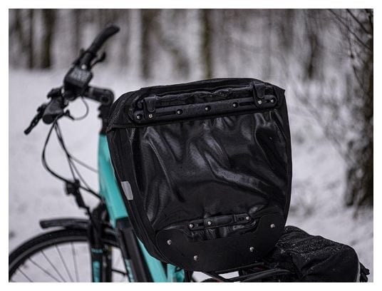 Sacoche à vélo simple - vélo électrique - Sacoche noire étanche 20 litres