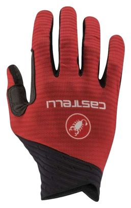 Castelli CW Guantes Largos Ilimitados Rojo