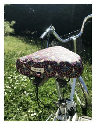 ANNABELLE Couvre selle - Aubergine