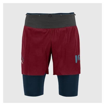 2-in-1 Karpos Cengia Shorts Rouge Homme