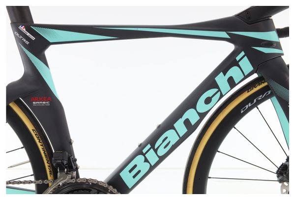 Produit reconditionné · Bianchi Oltre RC N.Bouhanni Carbone Di2 12V · Noir / Vélo de route / Bianchi | Très bon état