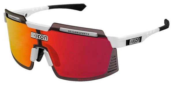 SCICON Aerowatt Foza Multimirror Red / White Goggles